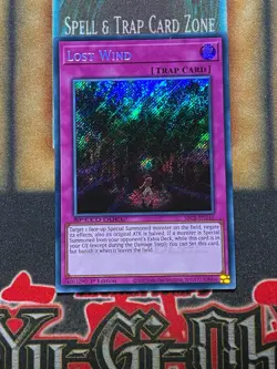 Yugioh Lost Wind SBCB-EN146 Speed Duel Secret Rare 1st Ed NM - Image 1