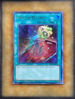 Yugioh Foolish Burial LART-EN042 Ultra Rare Lost Art Limited Edition NM - Image 1