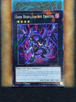 Yugioh Dark Rebellion Xyz Dragon SP15-EN036 Shatterfoil Common 1st Ed LP - Image 1