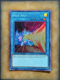 Yugioh Half Shut STP2-EN016 Super Rare Speed Duel NM - Image 1