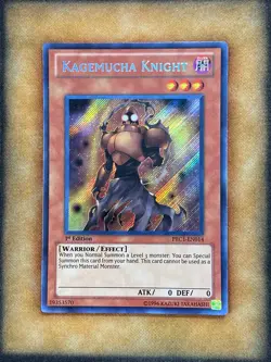 Yugioh Kagemucha Knight PRC1-EN014 Secret Rare 1st Ed NM - Image 1