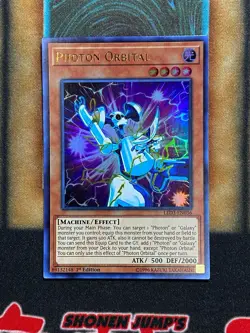 Yugioh Photon Orbital LED3-EN036 Ultra Rare 1st Ed NM - Image 1