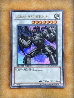 Yugioh Scrap Archfiend DREV-ENSP1 Ultra Rare Limited Edition NM - Image 1