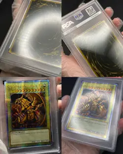 YuGiOh EGYPTIAN GOD FULL SET - OBELISK SLIFER RA LC01 PSA 8 (ATTRIBUTE ERROR) - Image 5