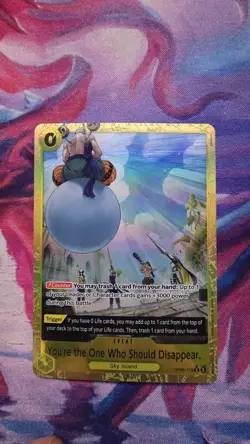 One Piece TCG You're the One Who Should Disappear (115) (Alternate Art) PRB02 - Image 1