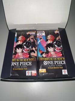 One Piece TCG OP09 Emperors in the New World Booster Box English UNSEALED - Image 1