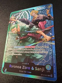 Roronoa Zoro & Sanji ST12-001 Leader - English NM - One Piece CCG - Image 2
