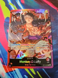 Monkey.D.Luffy - ST10-002 - Leader - English - Near Mint - One Piece CCG - Image 1