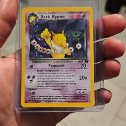 Pokemon Dark Hypno 9/82 Team Rocket Holo Rare Unlimited 60 HP English Card - Image 1
