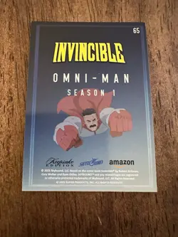 INVINCIBLE OMNI-MAN CARD #65 | BLUE FOIL SDCC 2025 EXCLUSIVE KEEPSAKE - Image 2