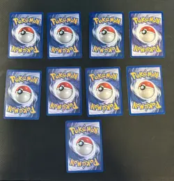 Pokemon Vintage WOTC Lot Of 9 Rare Team Rocket Unlimited Cards LP/ MP - Image 2