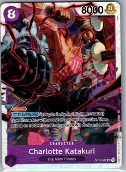 Charlotte Katakuri OP11-067 SR English A Fist Divine Speed - One Piece Card - NM - Image 1