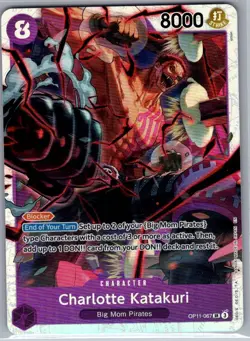 Charlotte Katakuri OP11-067 SR English A Fist Divine Speed - One Piece Card - NM - Image 1