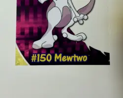Mewtwo #150 (LP) Clear Case PC5 Topps TV Animation 2000 Pokemon Card - Image 4