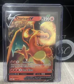 Charizard V ULTRA RARE card 017/172 Sword & Shield Brilliant Stars 2022 Pokemon - Image 1