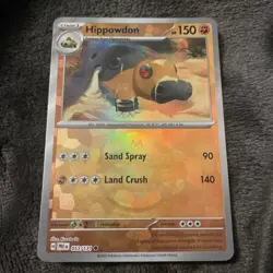 Masterball Hippowdon 053/131 Prismatic Evolutions NM Pokemon card - Image 1