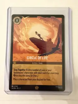 Circle of Life 26/204 Fabled Regular Disney Lorcana Card NM (A) - Image 1