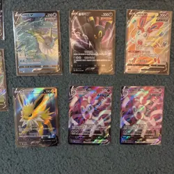 13 Card Lot Pokemon TCG Korean Eevee Heroes s6a Pack Fresh Umbreon Sylveon - Image 3