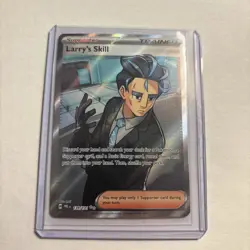 Larrys Skill 139/131 Prismatic Evolutions Full Art Trainer Pokemon TCG Card NM/M - Image 1