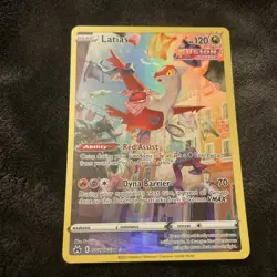 Pokemon TCG Latias GG20/GG70 Crown Zenith: Galarian Gallery Holo Card - Image 1