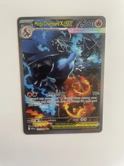 Mega Charizard X ex 125/094 SIR ME02: Phantasmal Flames Pokemon Card TCG FRESH - Image 3