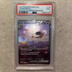 Pokemon TCG Charizard EX Scarlet & Violet 151 Card 199/165 PSA 9 - Image 1