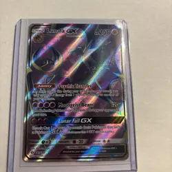 Pokemon Lunala GX Full Art Ultra Rare Card 141/149 Sun & Moon Base Set - Image 1