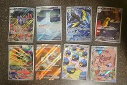 Pokemon Full Art Lot Of 8 Cards - Image 1