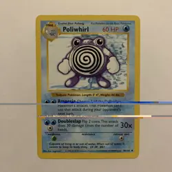 POKEMON CARD BASE SET 1999 - POLIWHIRL 38/102 (NON-HOLO) - SHADOWLESS - Image 1