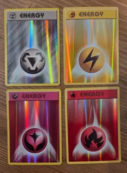 Lot of (4)2016 Pokemon Energy Reverse Holo Cards - Evolutions - Image 1
