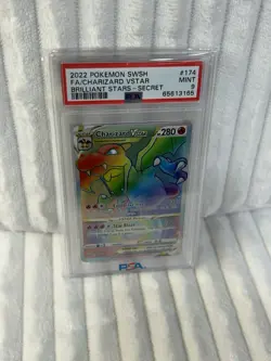 pokemon cards Charizard Vstar 2022 Brilliant Stars psa 9 Mint No Reserve - Image 4