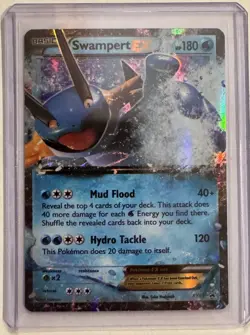 Pokemon Swampert EX Black Star Promo Holo Rare TCG Card XY55 - NM - Image 1