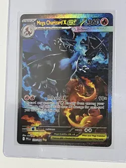 Mega Charizard X ex 125/094 SIR ME02: Phantasmal Flames Pokemon Card TCG - Image 1