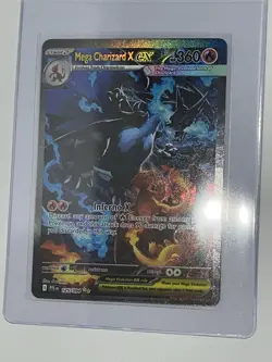 Mega Charizard X ex 125/094 SIR ME02: Phantasmal Flames Pokemon Card TCG - Image 4