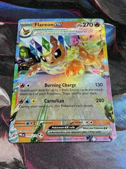 Flareon ex 014/131 Sv: Prismatic Evolutions Pokemon Card - Image 1