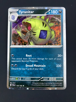 Tyranitar 135/193 Paldea Evolved Cosmos Holo Exclusive Pokemon TCG Card NM - Image 1