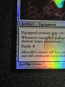 MTG English Argentum Armor Foil Card Scars of Mirrodin - Image 4