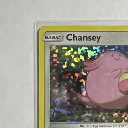 Chansey 10/12 2018 McDonalds Promo Confetti Holo Pokemon Card LP/MP - Image 3