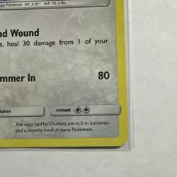 Chansey 10/12 2018 McDonalds Promo Confetti Holo Pokemon Card LP/MP - Image 5