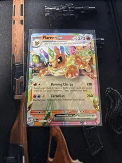 Flareon ex 014/131 Prismatic Evolutions Double Rare Pokemon Card English - Image 1