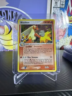Pokemon TCG Blaziken Holo Card 3/109 Ruby and Sapphire Edition - Image 1