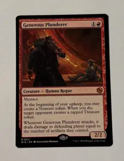 MTG Generous Plunderer - Outlaws of Thunder Junction: the Big Score LP - Image 1