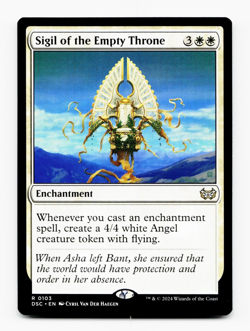 Sigil of the Empty Throne [Commander: Duskmourn] MTG Magic NM/M ⚪⚪ - Image 1