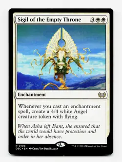 Sigil of the Empty Throne [Commander: Duskmourn] MTG Magic NM/M ⚪⚪ - Image 3