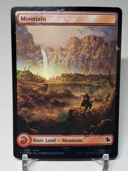 Mountain (Chocobo Track Foil) Commander: Final Fantasy Foil - Image 1