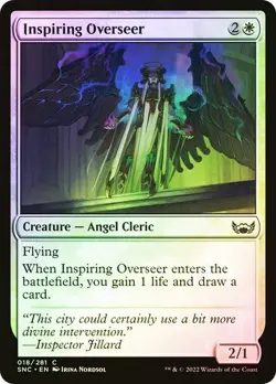 Inspiring Overseer FOIL - 018/281 - Common - Streets of New Capenna SNC MTG - Image 1