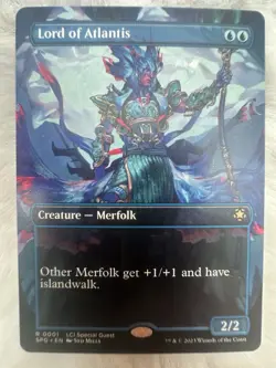 1x Lord of Atlantis ~~ Borderless Non Foil Mint, English Special Guests MTG Mag - Image 1