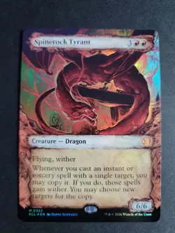 Spinerock Tyrant (Showcase Foil) Mythic MTG Lorwyn Eclipsed - Image 1