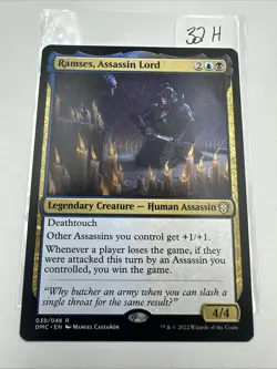 MTG Ramses, Assassin Lord - Dominaria United Commander #039 - Image 2