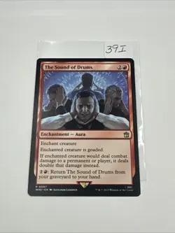 The Sound of Drums 2023 Magic MTG Universes Beyond: Doctor Who #R0097 Rare - Image 1